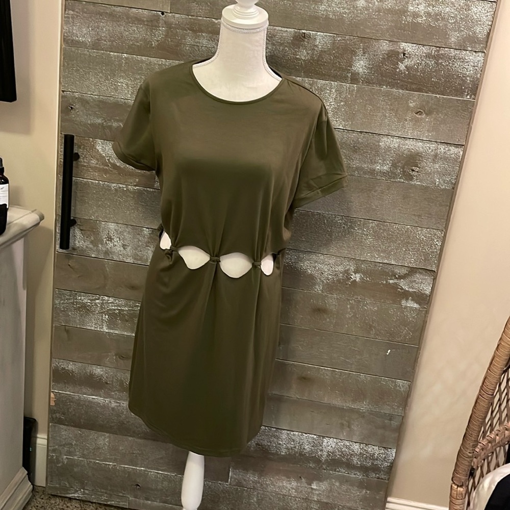 SHEIN Green Dress